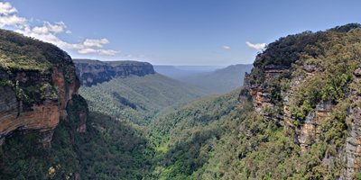 Isoprenoids (blue haze) over Blue Mountains, Australia (Diliff / CC BY-SA (https://creativecommons.org/licenses/by-sa/3.0)