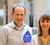 Sheila and Alex with Blue Flame Award from Addgene